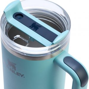 Stanley Quencher H2.0 Tumbler with Handle and Straw 30 oz | Flowstate 3-Position Lid | Cup Holder Compatible for Travel | Insulated Stainless Steel Cup | BPA-Free | Cherry Blossom