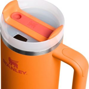 Stanley Quencher H2.0 Tumbler with Handle and Straw 30 oz | Flowstate 3-Position Lid | Cup Holder Compatible for Travel | Insulated Stainless Steel Cup | BPA-Free | Cherry Blossom