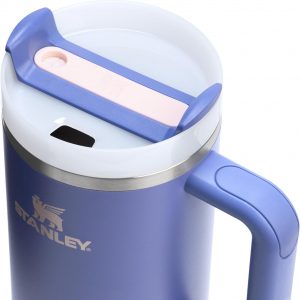 Stanley Quencher H2.0 Tumbler with Handle and Straw 30 oz | Flowstate 3-Position Lid | Cup Holder Compatible for Travel | Insulated Stainless Steel Cup | BPA-Free | Cherry Blossom