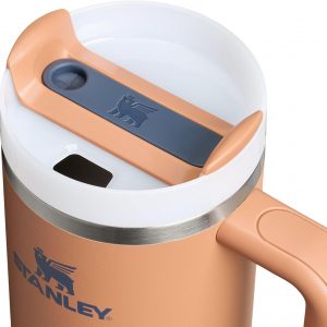Stanley Quencher H2.0 Tumbler with Handle and Straw 30 oz | Flowstate 3-Position Lid | Cup Holder Compatible for Travel | Insulated Stainless Steel Cup | BPA-Free | Cherry Blossom