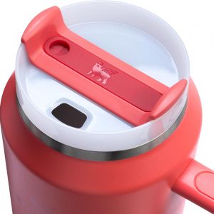 Stanley Quencher H2.0 Tumbler with Handle and Straw 30 oz | Flowstate 3-Position Lid | Cup Holder Compatible for Travel | Insulated Stainless Steel Cup | BPA-Free | Cherry Blossom