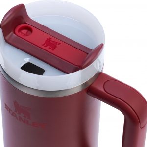 Stanley Quencher H2.0 Tumbler with Handle and Straw 30 oz | Flowstate 3-Position Lid | Cup Holder Compatible for Travel | Insulated Stainless Steel Cup | BPA-Free | Cherry Blossom