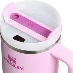 Stanley Quencher H2.0 Tumbler with Handle and Straw 30 oz | Flowstate 3-Position Lid | Cup Holder Compatible for Travel | Insulated Stainless Steel Cup | BPA-Free | Cherry Blossom
