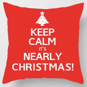 Ensemble de coussins de Noël 45 * 45 cm taie d&apos;oreiller ornements de Noël adaptés à la maison Navidad Noel cadeaux de Noël ornements de Noël