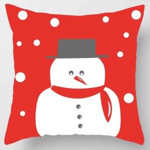 Ensemble de coussins de Noël 45 * 45 cm taie d&apos;oreiller ornements de Noël adaptés à la maison Navidad Noel cadeaux de Noël ornements de Noël
