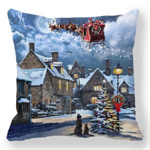 Taie d&apos;oreiller de noël pour nouvel an 2025, 30x50cm,40x40cm,45x45cm, housse de coussin, décoration de noël pour la maison