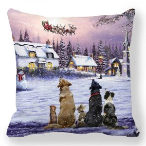 Taie d&apos;oreiller de noël pour nouvel an 2025, 30x50cm,40x40cm,45x45cm, housse de coussin, décoration de noël pour la maison