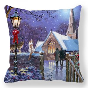 Taie d&apos;oreiller de noël pour nouvel an 2025, 30x50cm,40x40cm,45x45cm, housse de coussin, décoration de noël pour la maison