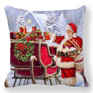 Taie d&apos;oreiller de noël pour nouvel an 2025, 30x50cm,40x40cm,45x45cm, housse de coussin, décoration de noël pour la maison
