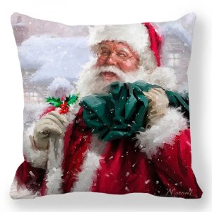Taie d&apos;oreiller de noël pour nouvel an 2025, 30x50cm,40x40cm,45x45cm, housse de coussin, décoration de noël pour la maison