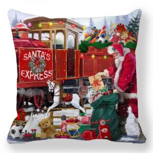 Taie d&apos;oreiller de noël pour nouvel an 2025, 30x50cm,40x40cm,45x45cm, housse de coussin, décoration de noël pour la maison