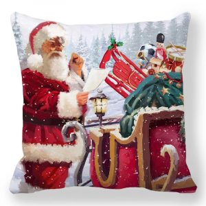 Taie d&apos;oreiller de noël pour nouvel an 2025, 30x50cm,40x40cm,45x45cm, housse de coussin, décoration de noël pour la maison