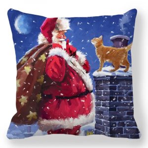 Taie d&apos;oreiller de noël pour nouvel an 2025, 30x50cm,40x40cm,45x45cm, housse de coussin, décoration de noël pour la maison