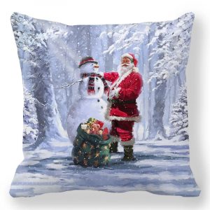 Taie d&apos;oreiller de noël pour nouvel an 2025, 30x50cm,40x40cm,45x45cm, housse de coussin, décoration de noël pour la maison
