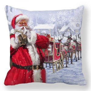 Taie d&apos;oreiller de noël pour nouvel an 2025, 30x50cm,40x40cm,45x45cm, housse de coussin, décoration de noël pour la maison