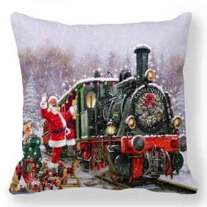 Taie d&apos;oreiller de noël pour nouvel an 2025, 30x50cm,40x40cm,45x45cm, housse de coussin, décoration de noël pour la maison