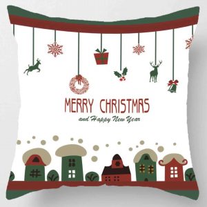 Taie d&apos;oreiller de noël pour nouvel an 2025, 30x50cm,40x40cm,45x45cm, housse de coussin, décoration de noël pour la maison