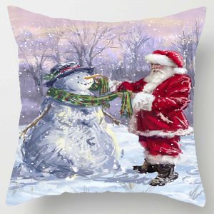 Taie d&apos;oreiller de noël pour nouvel an 2025, 30x50cm,40x40cm,45x45cm, housse de coussin, décoration de noël pour la maison