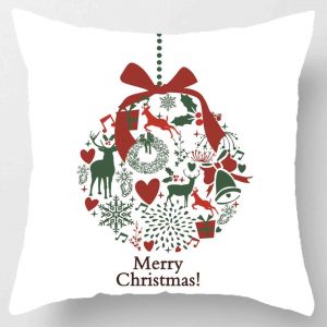 Taie d&apos;oreiller de noël pour nouvel an 2025, 30x50cm,40x40cm,45x45cm, housse de coussin, décoration de noël pour la maison
