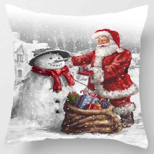Taie d&apos;oreiller de noël pour nouvel an 2025, 30x50cm,40x40cm,45x45cm, housse de coussin, décoration de noël pour la maison