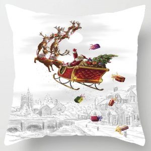Taie d&apos;oreiller de noël pour nouvel an 2025, 30x50cm,40x40cm,45x45cm, housse de coussin, décoration de noël pour la maison