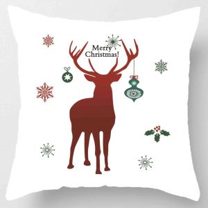 Taie d&apos;oreiller de noël pour nouvel an 2025, 30x50cm,40x40cm,45x45cm, housse de coussin, décoration de noël pour la maison