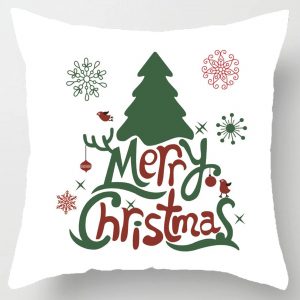 Taie d&apos;oreiller de noël pour nouvel an 2025, 30x50cm,40x40cm,45x45cm, housse de coussin, décoration de noël pour la maison