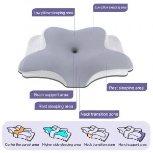 Oreiller en forme de papillon en coton à mémoire de forme, vache à rebond lent, œuvres d&apos;art, oreiller cervical