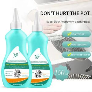 Nettoyant pour casseroles et poêles en acier inoxydable, nettoyant pour livres de cuisine, gel astronomique noir pour enlever les écailles noires de l&apos;huile SAF, 150ml