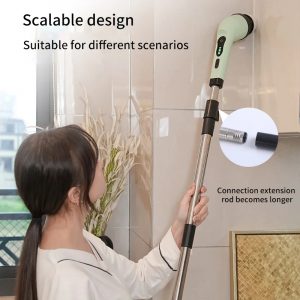 Brosse de nettoyage électrique 9 en 1, épurateur de nettoyage à rotation électrique, outils de nettoyage électriques, Gadgets de nettoyage pour salon, cuisine et salle de bains