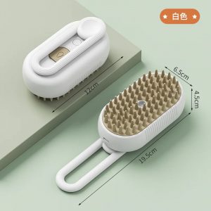 Brosse à vapeur pour chat, brosse vapeur pour chien 3 en 1, brosse électrique pour cheveux de chat, pour Massage, peigne de toilettage pour animaux de compagnie, peignes d&apos;épilation