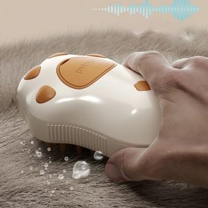 Brosse à vapeur 3 en 1 pour chien et chat, brosse à vapeur électrique pour chat, peigne de Massage, outil de toilettage pour animaux de compagnie, fournitures pour cheveux amples