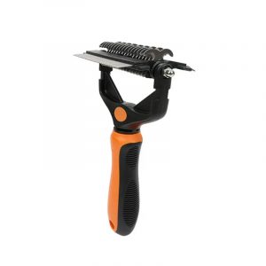Brosse de démêlage 3 en 1 pour animaux de compagnie, épilateur de poils de chien, coupe-noeud en fourrure pour chiot et chat, peigne, fournitures de toilettage pour chiens