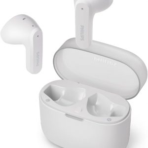 Philips TAT1209BK True Wireless in Ear Bluetooth Headphones - Small Buds. Great Value Natural Sound. Dynamic Bass, Pocket-Sized Charging Case, Clear Calls - Black