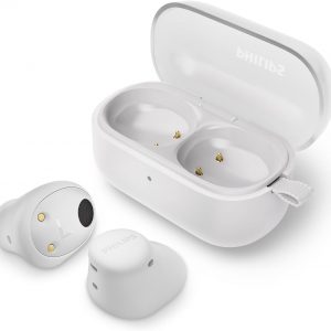 Philips TAT1209BK True Wireless in Ear Bluetooth Headphones - Small Buds. Great Value Natural Sound. Dynamic Bass, Pocket-Sized Charging Case, Clear Calls - Black