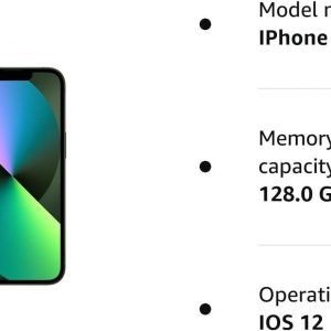 Apple iPhone 13, 128 Go, Minuit Reconditionné
