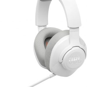 JBL Quantum 360 Casque gaming circum-auriculaire sans fil, double connexion 2,4 GHz et Bluetooth, autonomie 22 h, micro amovible, compatible avec plusieurs plateformes, violet