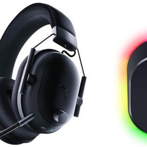 Razer BlackShark V3 - Casque sans Fil pour l’Esport - Haut-parleurs en Titane de 50mm - Micro HyperClear Amovible - THX Spatial Audio - Wireless 2,4Ghz & Bluetooth - Profils FPS - PC/Mac | Noir