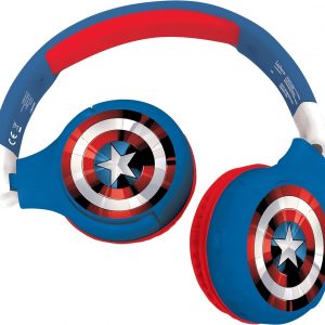 Lexibook - Disney Stitch - Casque Audio 2-en-1 Bluetooth & Filaire avec Micro et Bouton de contrôle, Pliable et Ajustable, Batterie Rechargeable Longue durée - HPBT010D