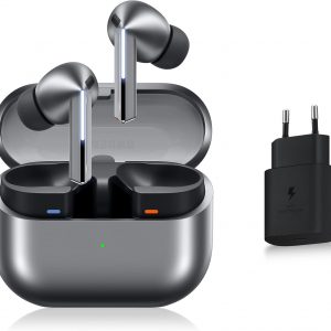 Samsung Galaxy Buds3 Pro, Écouteurs sans Fil, Réduction Active de Bruit, Bluetooth, Blanc, Audio 360, Galaxy AI, Chargeur Secteur Inclus, Version FR [Exclusivité Amazon]