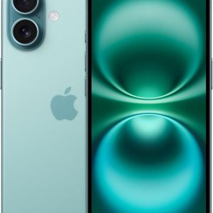 Apple iPhone 16 512 Go - Outremer + Coque Transparente avec MagSafe - Noir