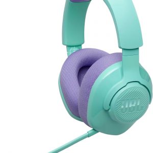 JBL Quantum 360 Casque gaming circum-auriculaire sans fil, double connexion 2,4 GHz et Bluetooth, autonomie 22 h, micro amovible, compatible avec plusieurs plateformes, violet