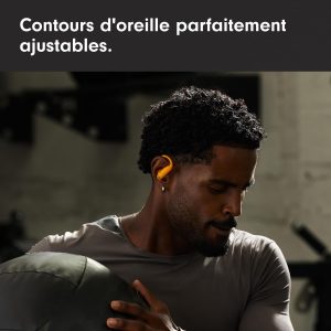 Beats Powerbeats Pro 2 Écouteurs Bluetooth sans Fil- Suppression du Bruit, Suivi de la fréquence Cardiaque, IPX4, Jusquʼà 45H avec Étui de Recharge, Compatible Apple & Android - Orange électrique