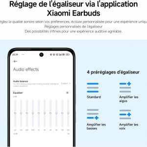 Xiaomi Redmi Buds 6 Lite Écouteurs sans Fil, Annulation de Bruit, légers, jusqu&apos;à 36 Heures d&apos;autonomie, Bluetooth 5.3