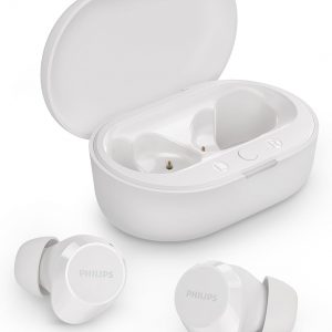 Philips TAT1209BK True Wireless in Ear Bluetooth Headphones - Small Buds. Great Value Natural Sound. Dynamic Bass, Pocket-Sized Charging Case, Clear Calls - Black