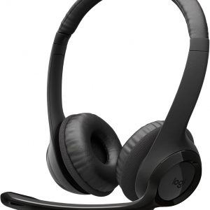 Logitech H390 Casque Filaire pour PC/Ordinateur Portable, Casque Stéréo avec Microphone Antibruit, USB-A, Commandes En Ligne, Compatible avec Chromebook - Noir