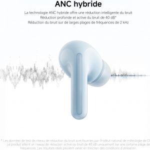 Xiaomi Redmi Buds 6 Lite Écouteurs sans Fil, Annulation de Bruit, légers, jusqu&apos;à 36 Heures d&apos;autonomie, Bluetooth 5.3