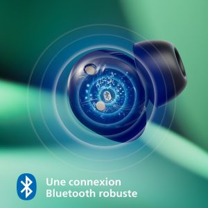 Philips TAT1209BK True Wireless in Ear Bluetooth Headphones - Small Buds. Great Value Natural Sound. Dynamic Bass, Pocket-Sized Charging Case, Clear Calls - Black