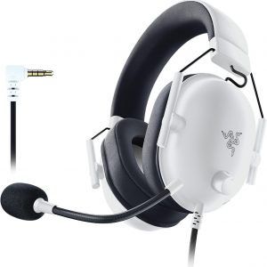 Razer BlackShark V3 - Casque sans Fil pour l’Esport - Haut-parleurs en Titane de 50mm - Micro HyperClear Amovible - THX Spatial Audio - Wireless 2,4Ghz & Bluetooth - Profils FPS - PC/Mac | Noir