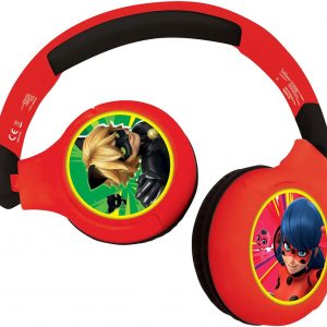 Lexibook - Disney Stitch - Casque Audio 2-en-1 Bluetooth & Filaire avec Micro et Bouton de contrôle, Pliable et Ajustable, Batterie Rechargeable Longue durée - HPBT010D